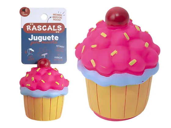 CUPCAKE CEREZA ROSA Y CELESTE*