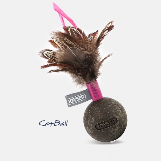 CAT_CATNIP_BALL_WITH_FEATHER_PINK_JG7047_1 | CAT_CATNIP_BALL_WITH_FEATHER_PINK